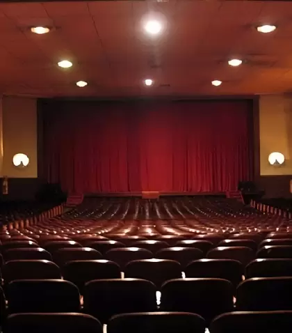 Centro Regional de Cultura Cine Helv�tico en Nueva Helvecia, Uruguay, un s�mbolo de la Colonia Suiza.