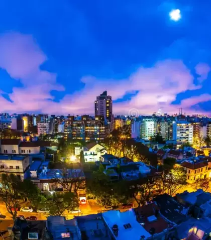 Vista panor�mica sobre Montevideo