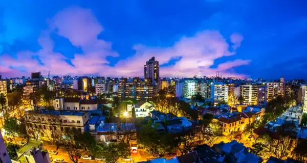 Vista panor�mica sobre Montevideo