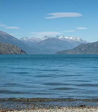 Lago Puelo en verano.