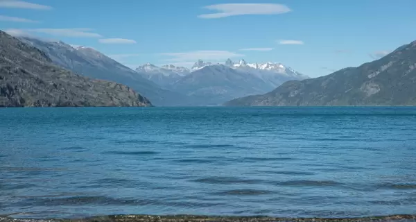Lago Puelo en verano.