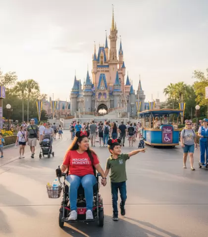 Disney ofrece servicios adaptados para visitantes con movilidad reducida, garantizando una experiencia inclusiva en todos los parques.