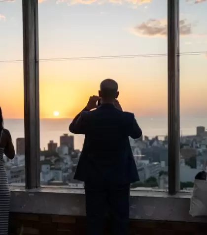 Montevideo ofrece algunos de los atardeceres m�s emblem�ticos del R�o de la Plata.