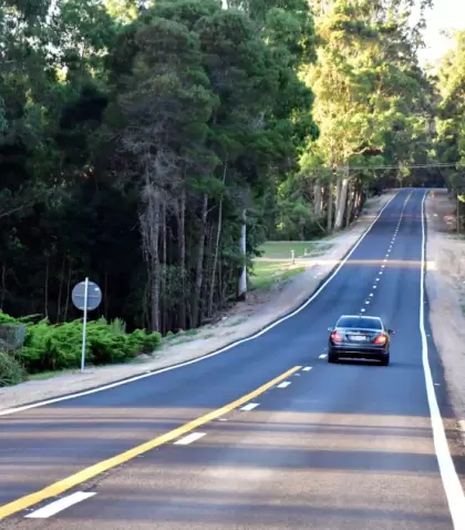 Uruguay tiene una escala que favorece los viajes por carretera.