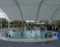 Las piscinas de agua caliente en las termas de Daym�n son una gran opci�n durante el oto�o.