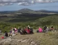 Sierra de las �nimas en oto�o ofrece una vista panor�mica de las sierras en Uruguay.