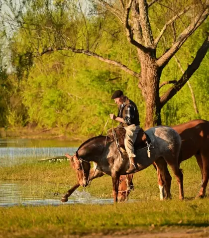 Las cabalgatas en Uruguay permiten ver el pa�s desde otro lugar.