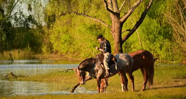 Las cabalgatas en Uruguay permiten ver el pa�s desde otro lugar.