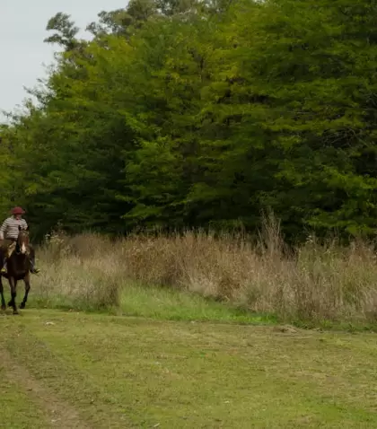 Las cabalgatas en Uruguay suelen ganar protagonismo durante el oto�o.
